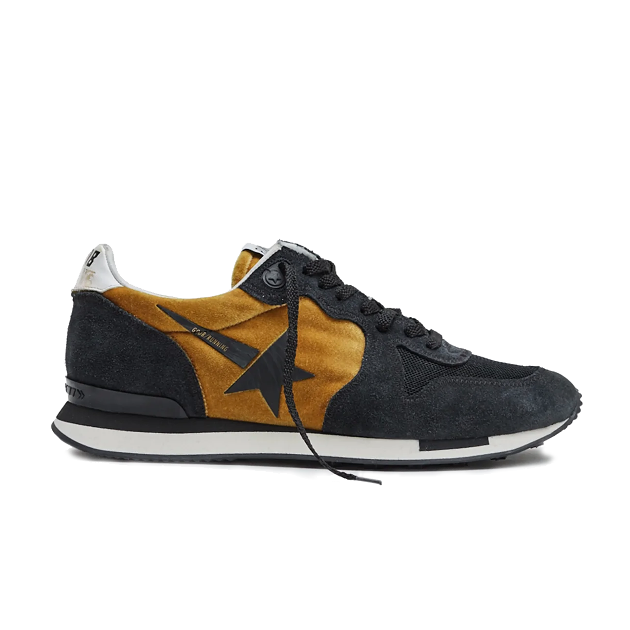 Black Leather Men Sneaker