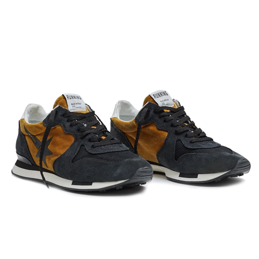 Black Leather Men Sneaker