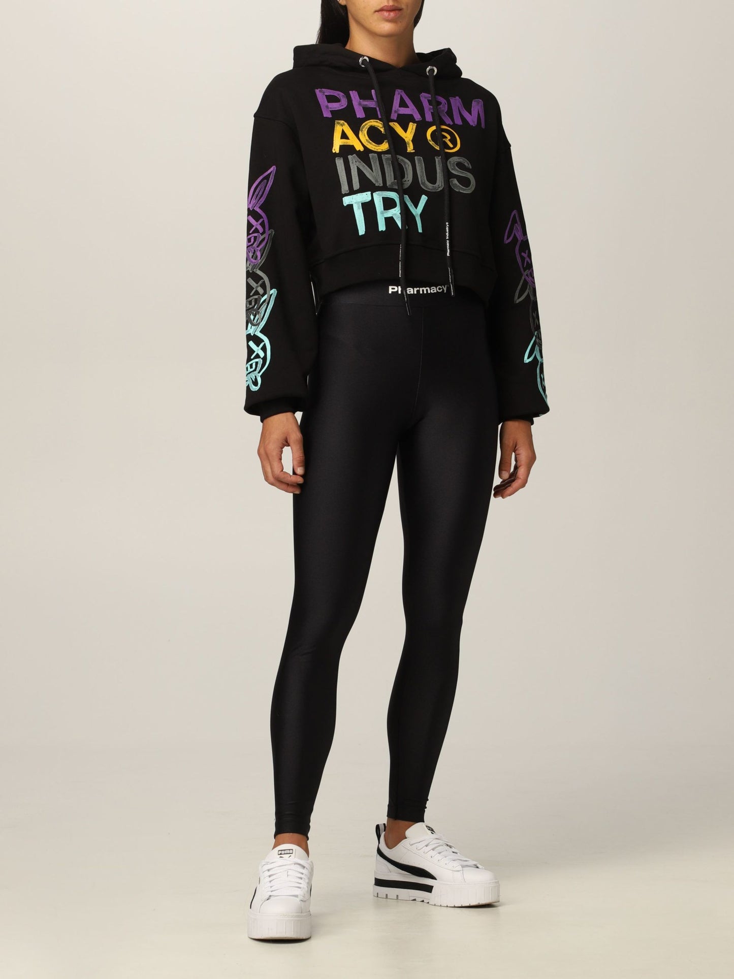 Black Cotton Women Sweater