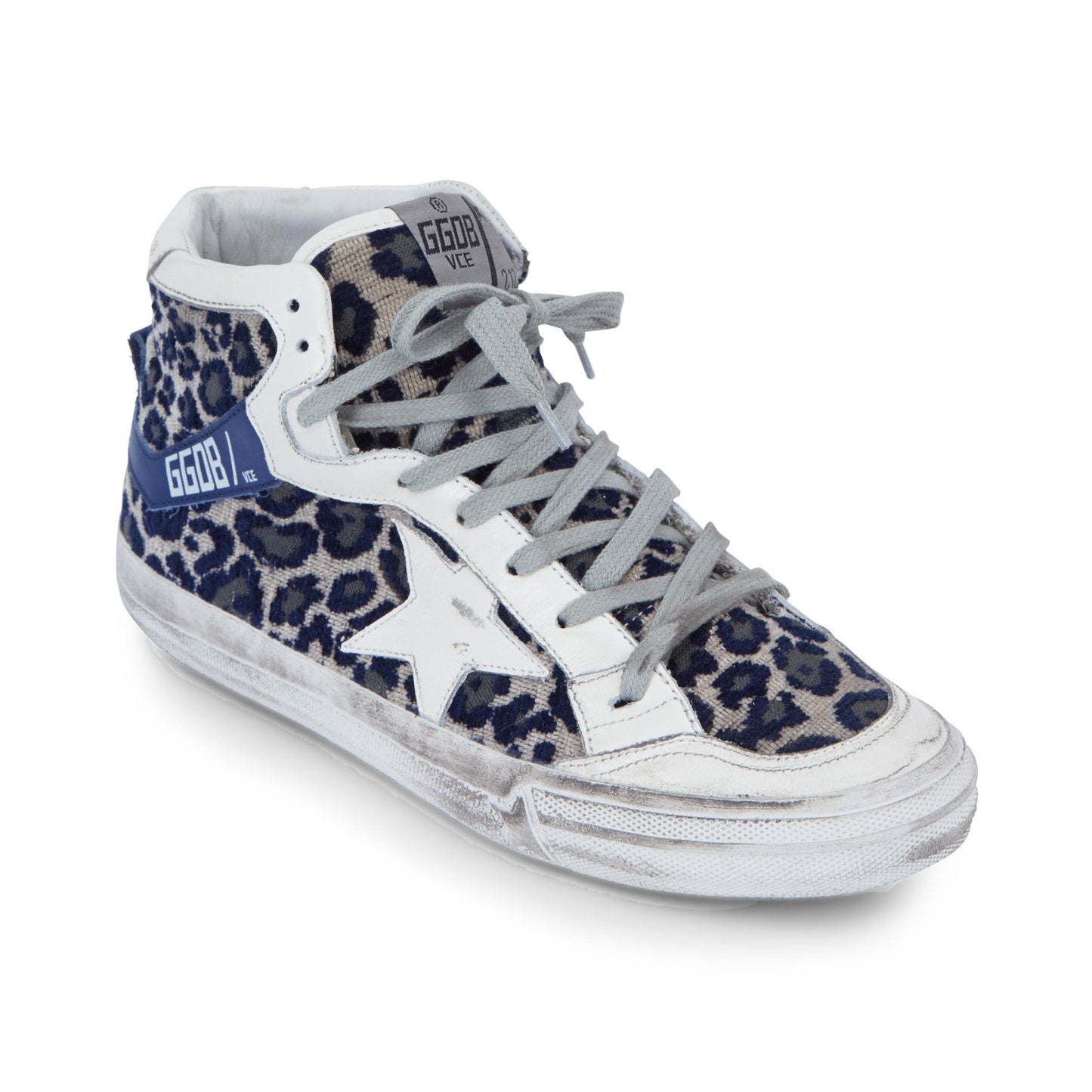 Blue Calfskin Women Sneaker