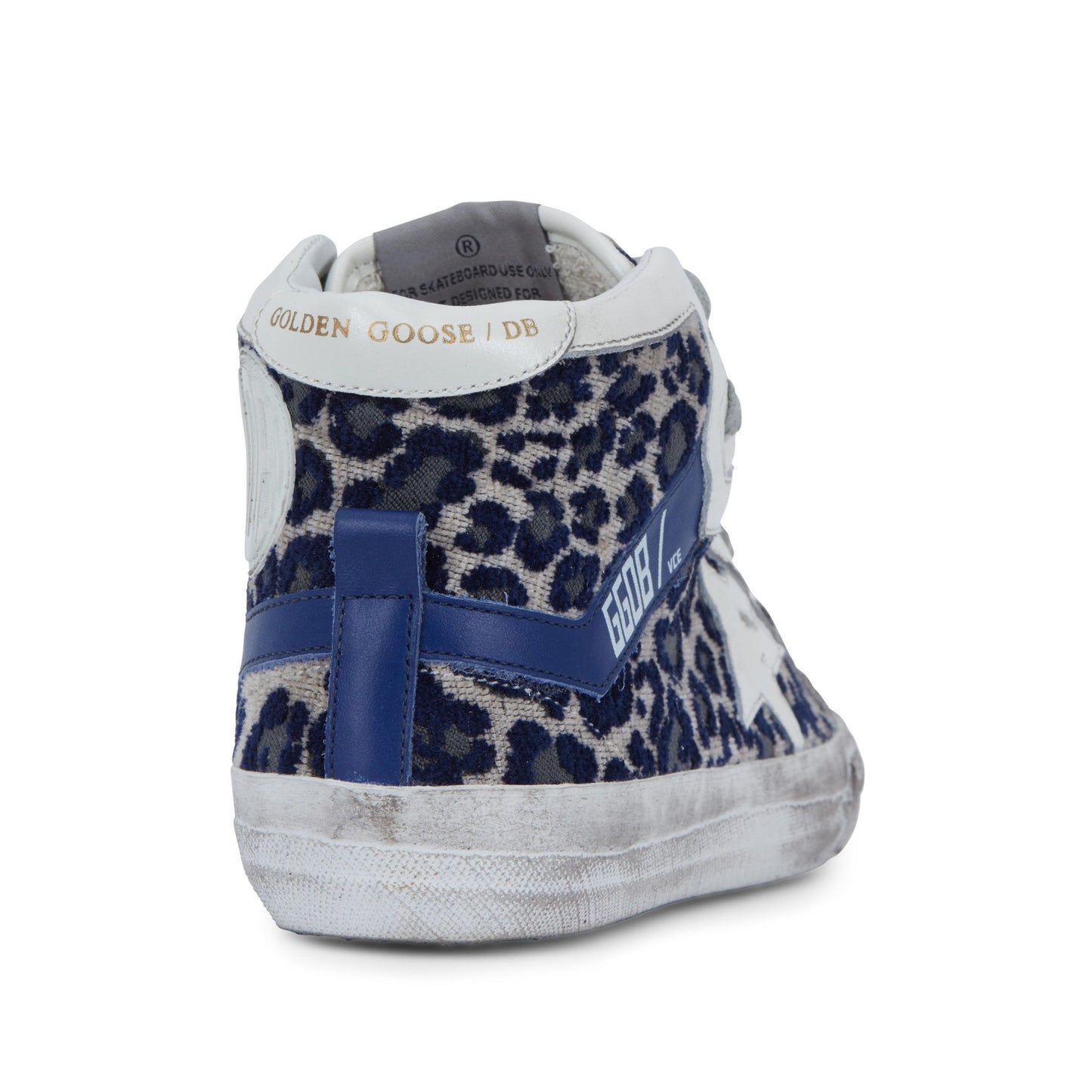 Blue Calfskin Women Sneaker