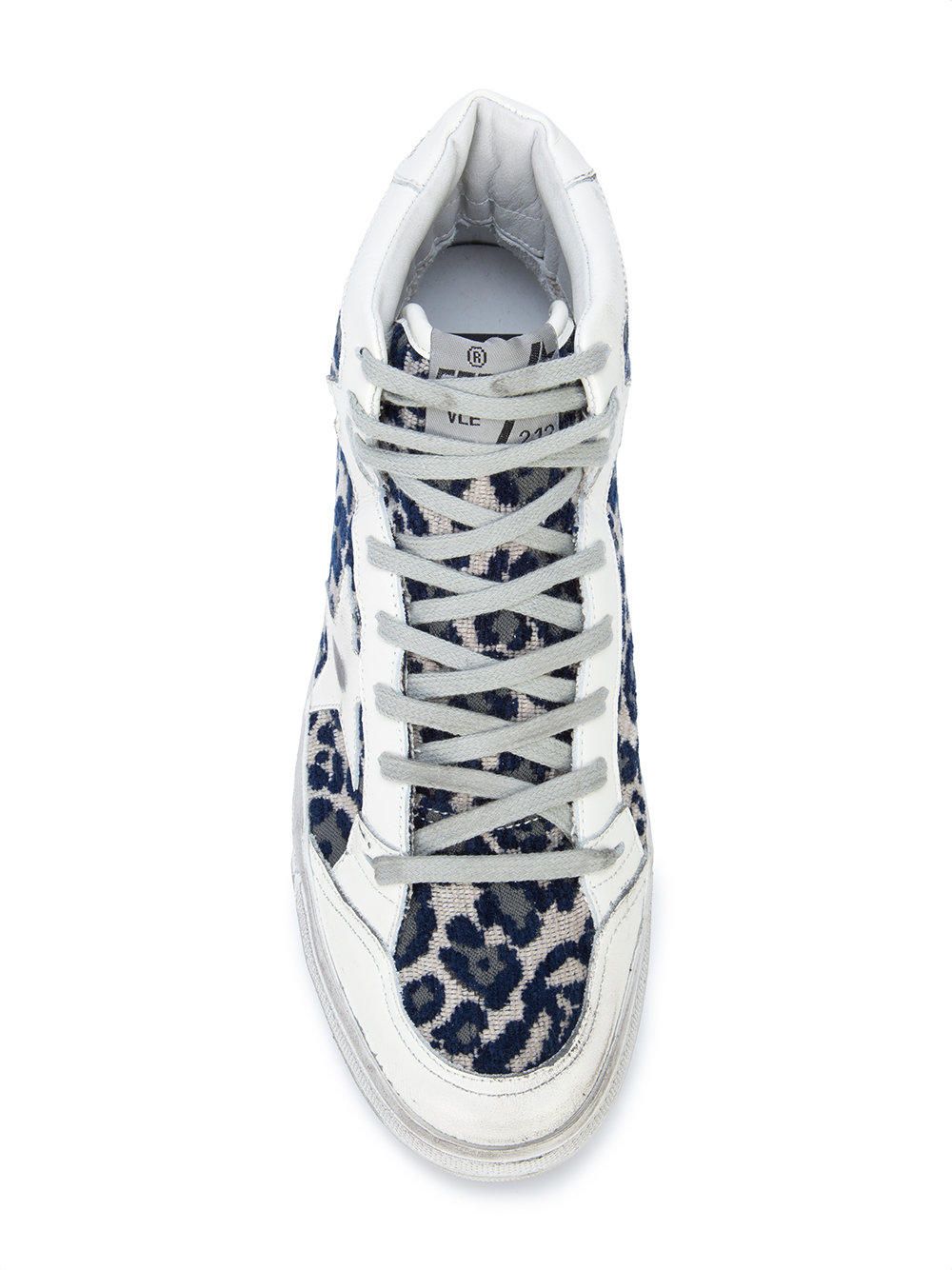 Blue Calfskin Women Sneaker