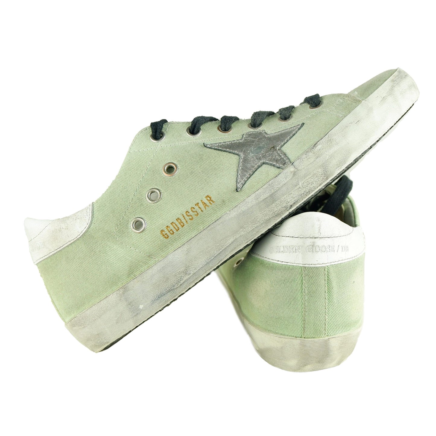 Green Calfskin Women Sneaker