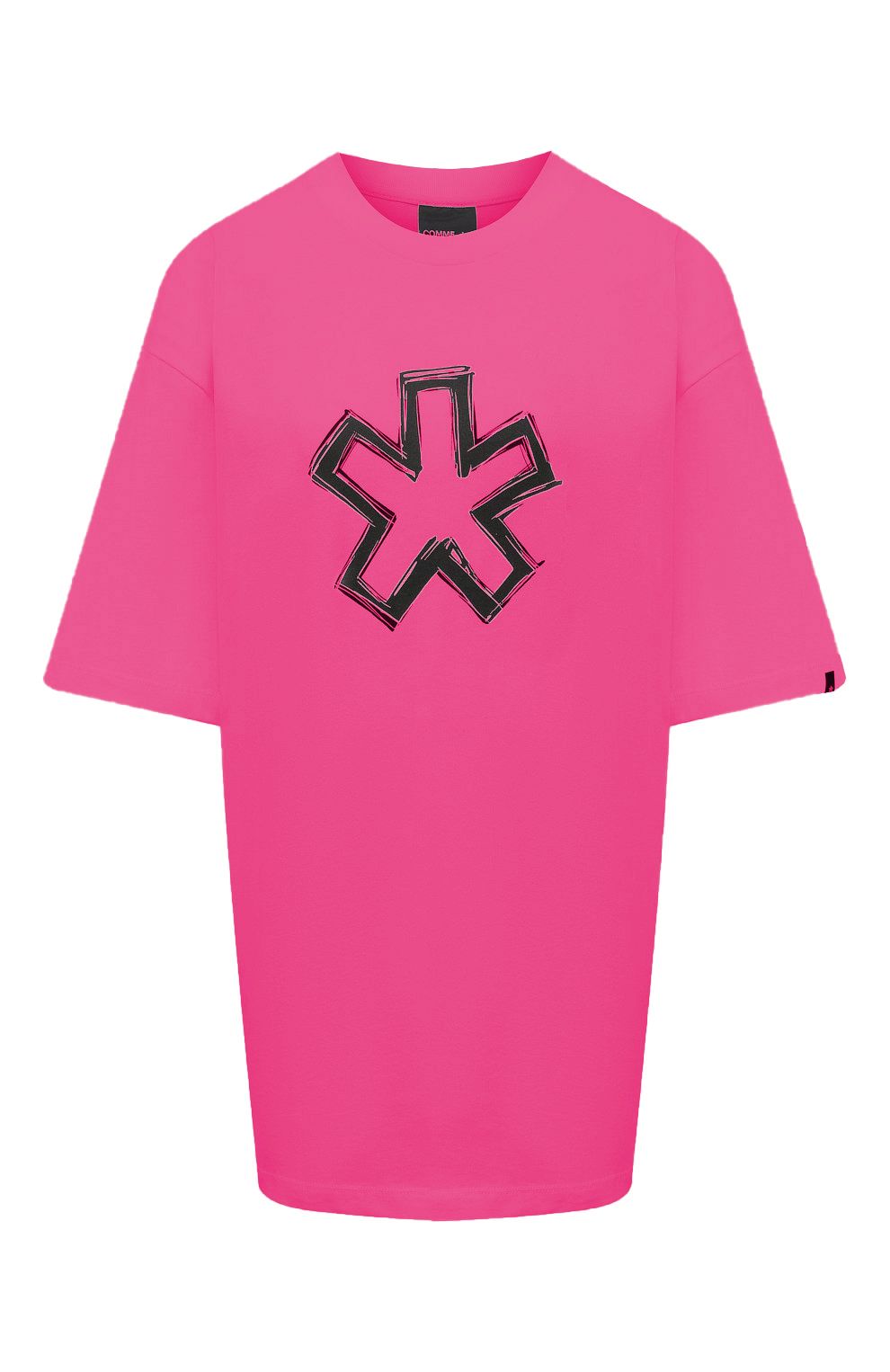 Fuchsia Cotton Women T-Shirt