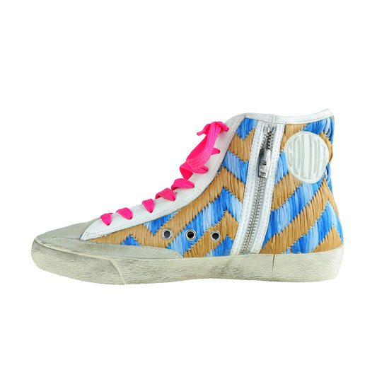 Multicolor Leather Women Sneaker