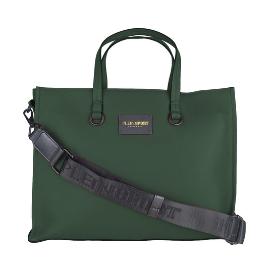 Green Polyethylene Women Shoulder Bag