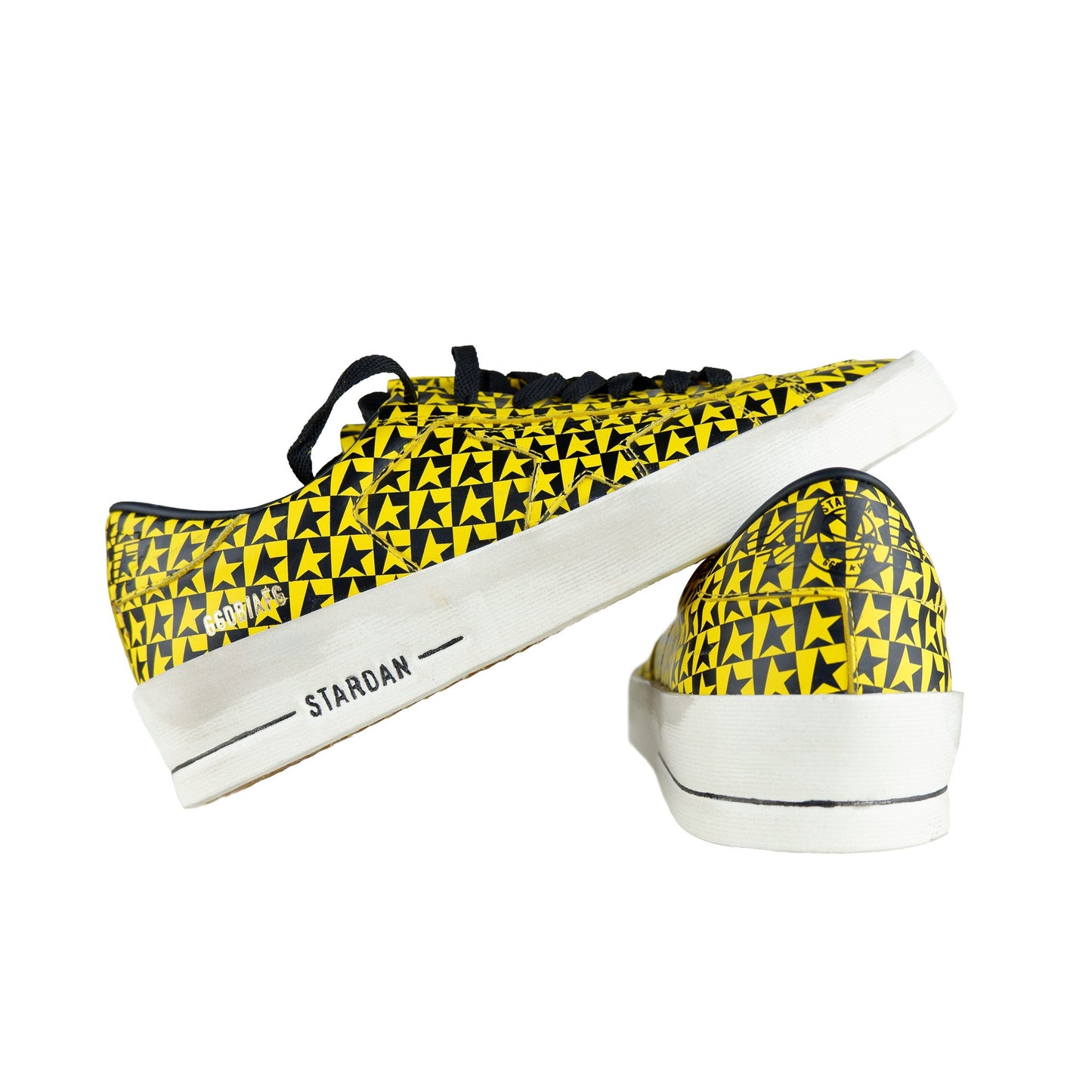 Yellow Leather Women Sneaker