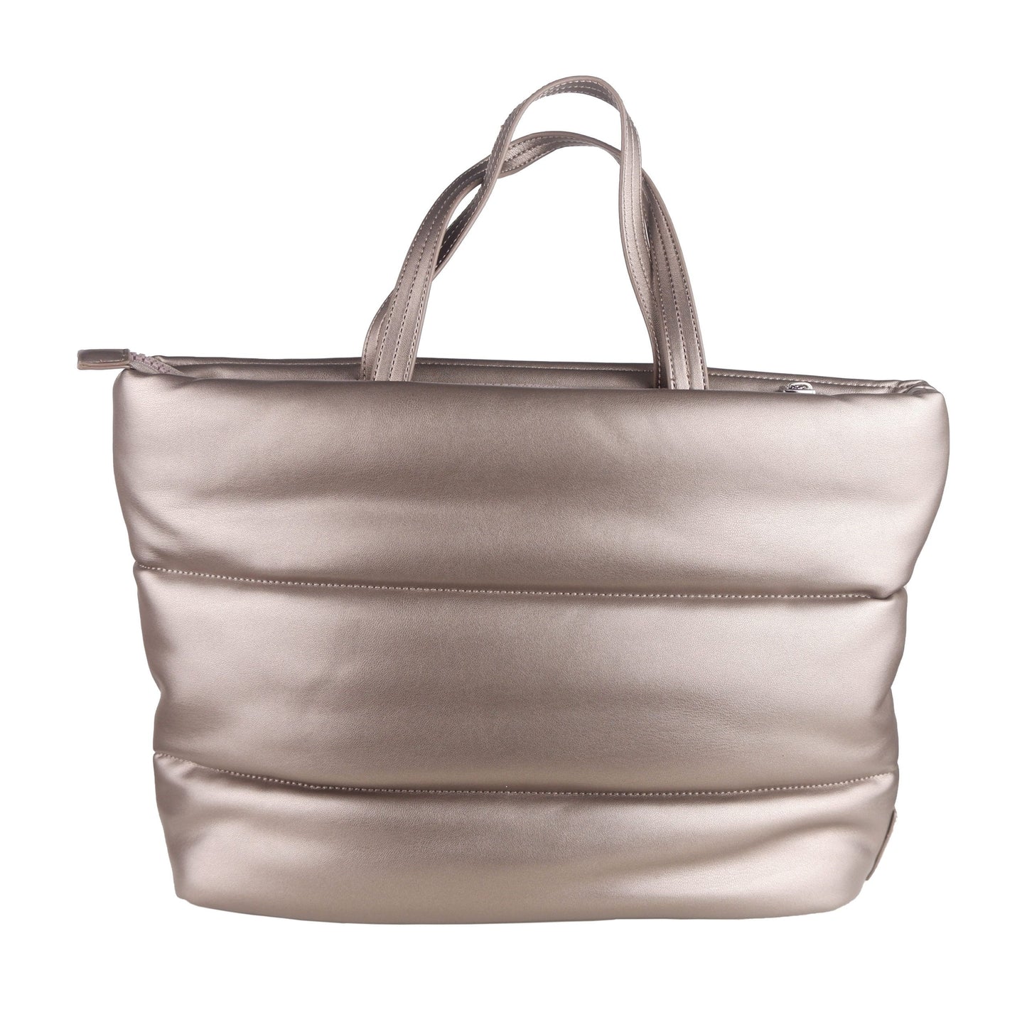 Gray Polyethylene Women Shoulder Bag