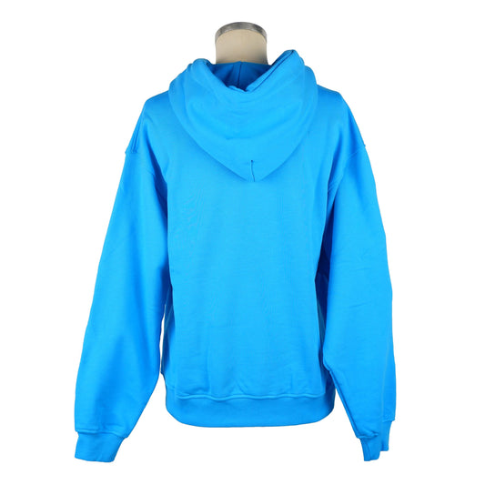 Light Blue Cotton Women Sweater