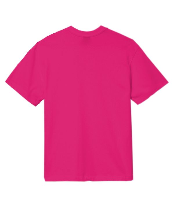 Fuchsia Cotton Women T-Shirt