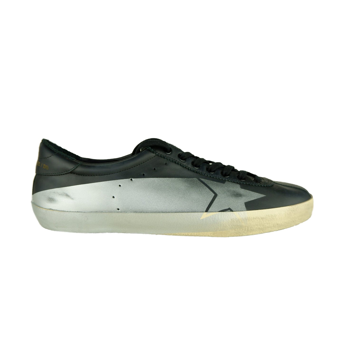 Black Leather Men Sneaker