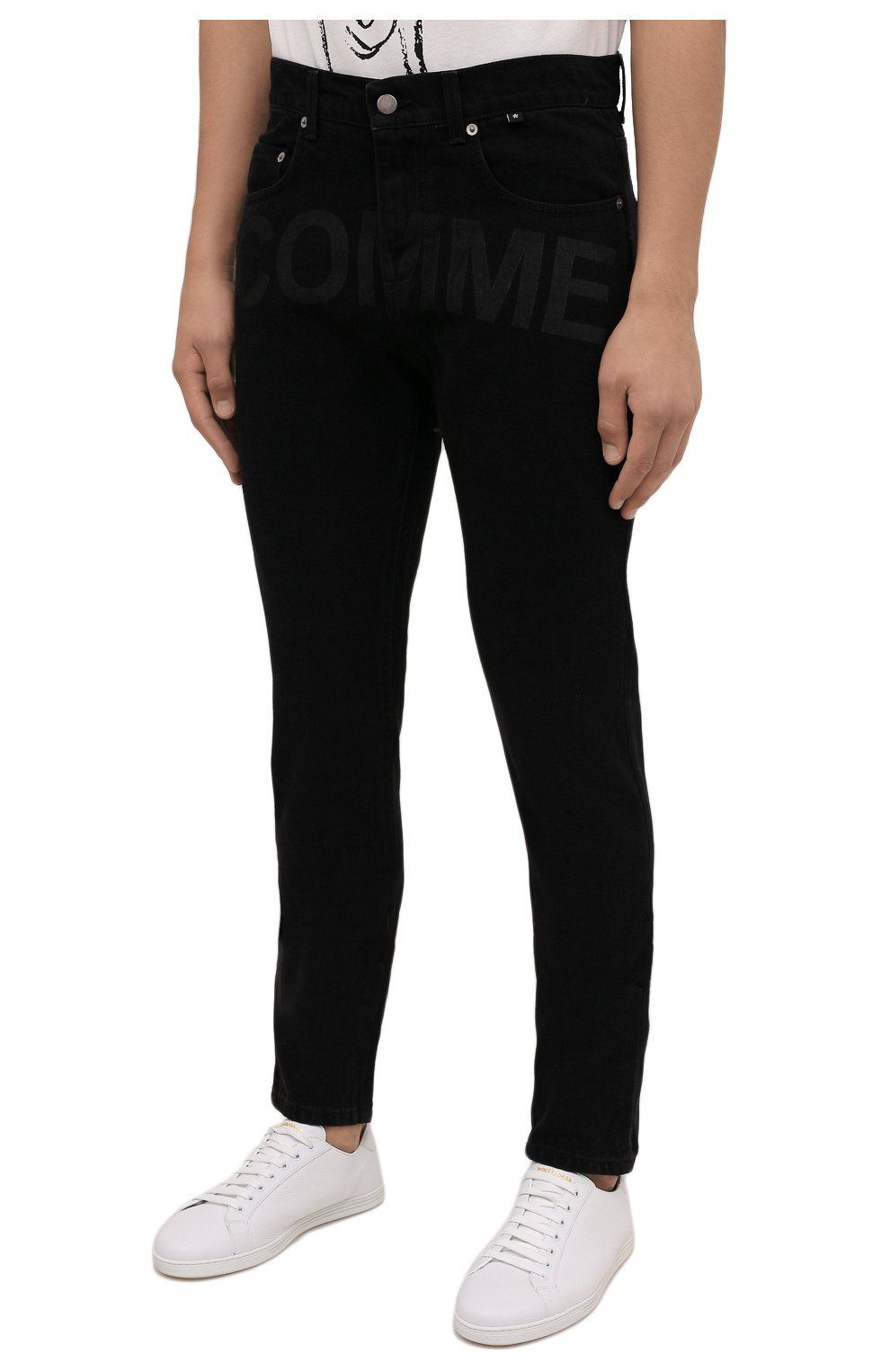 Black Cotton Men Jeans