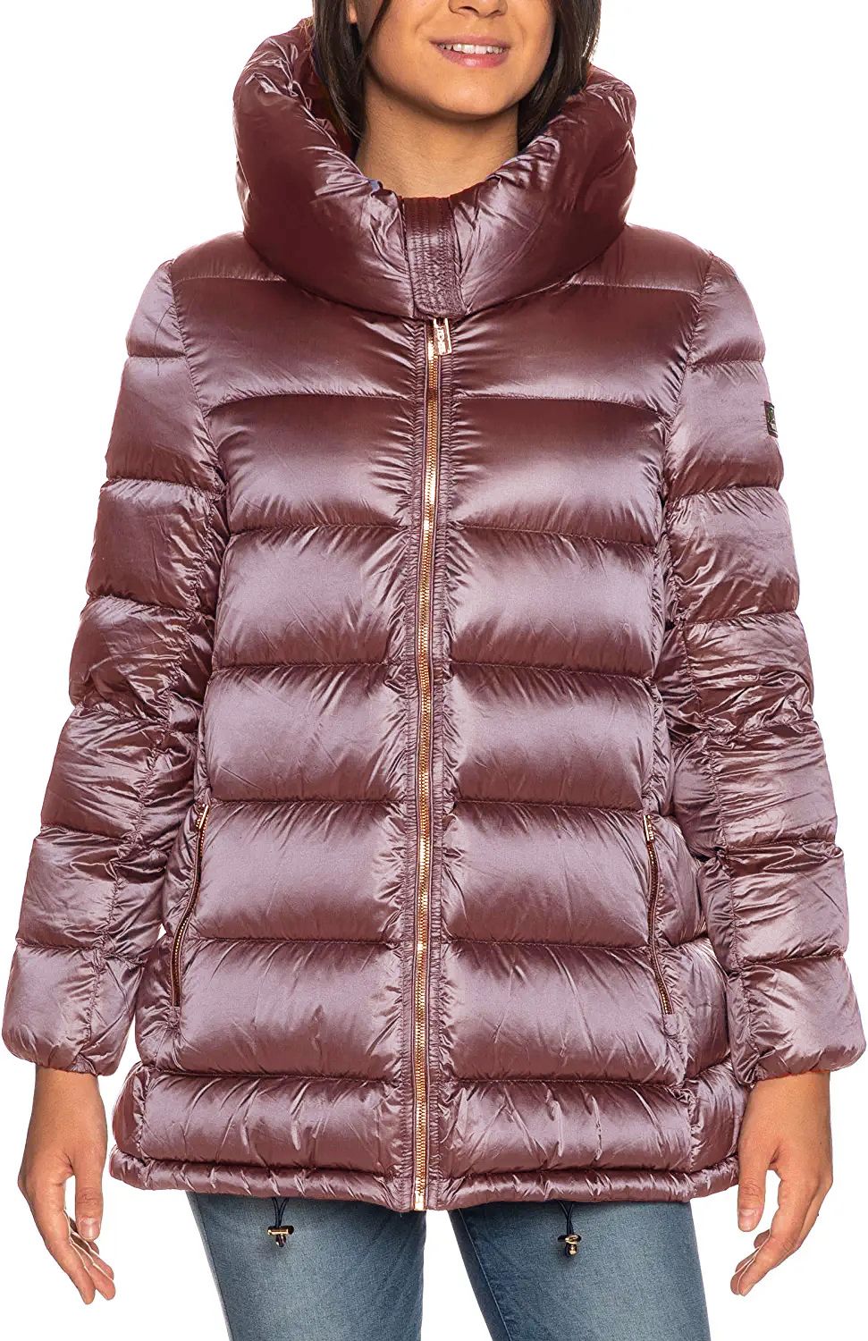 Pink Polyamide Women Jacket