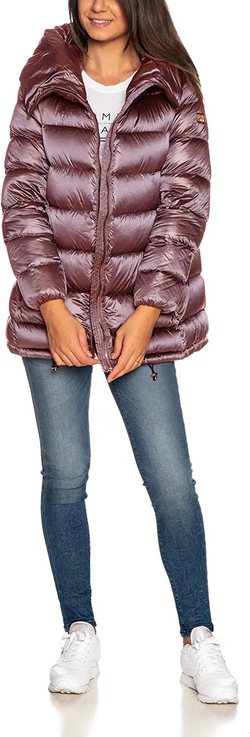 Pink Polyamide Women Jacket