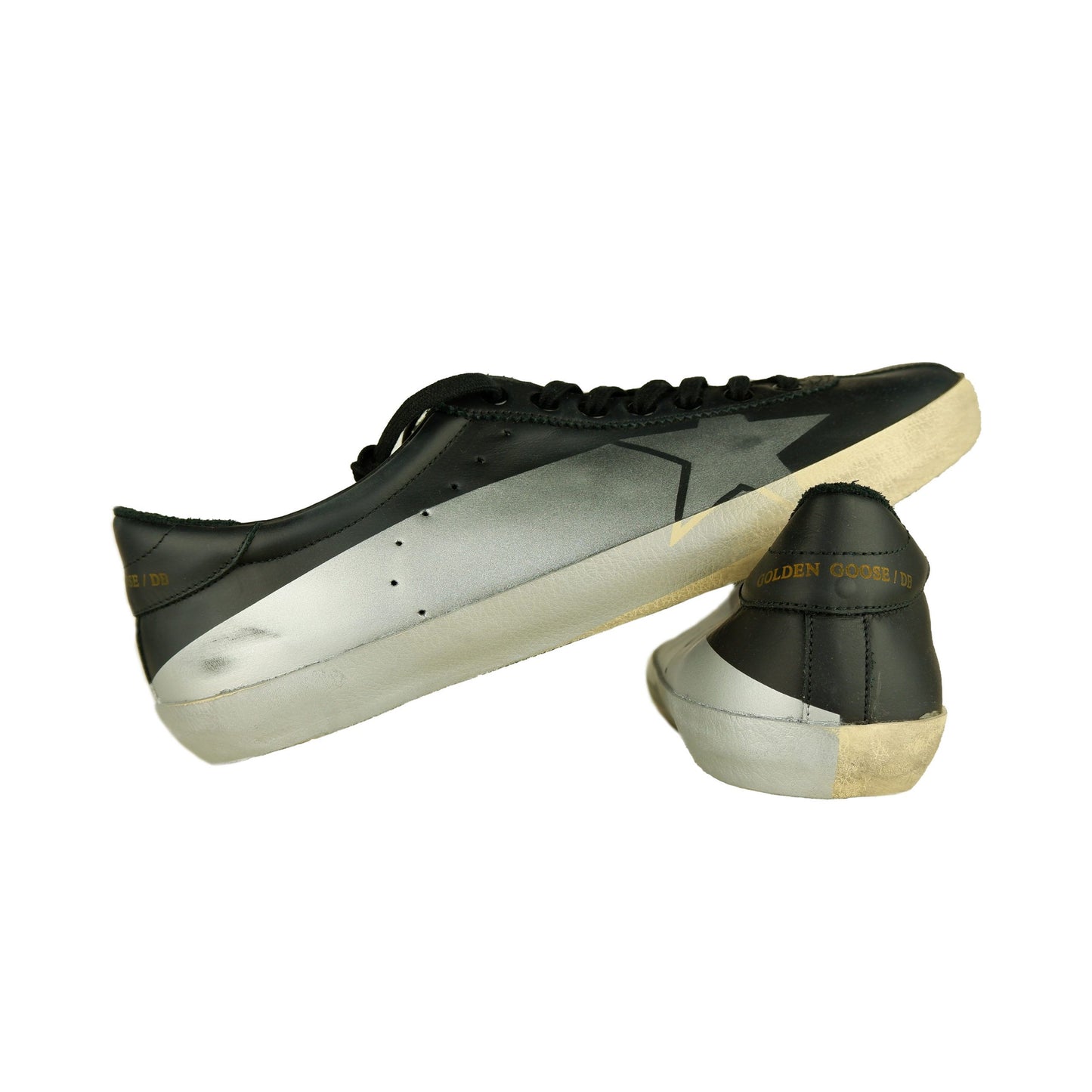 Black Leather Men Sneaker