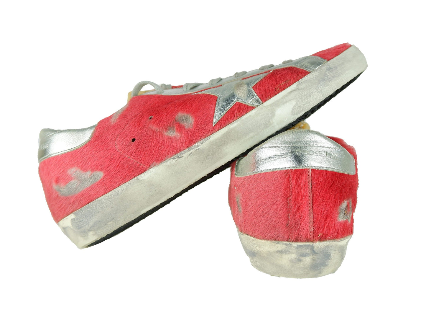 Red Leather Women Sneaker