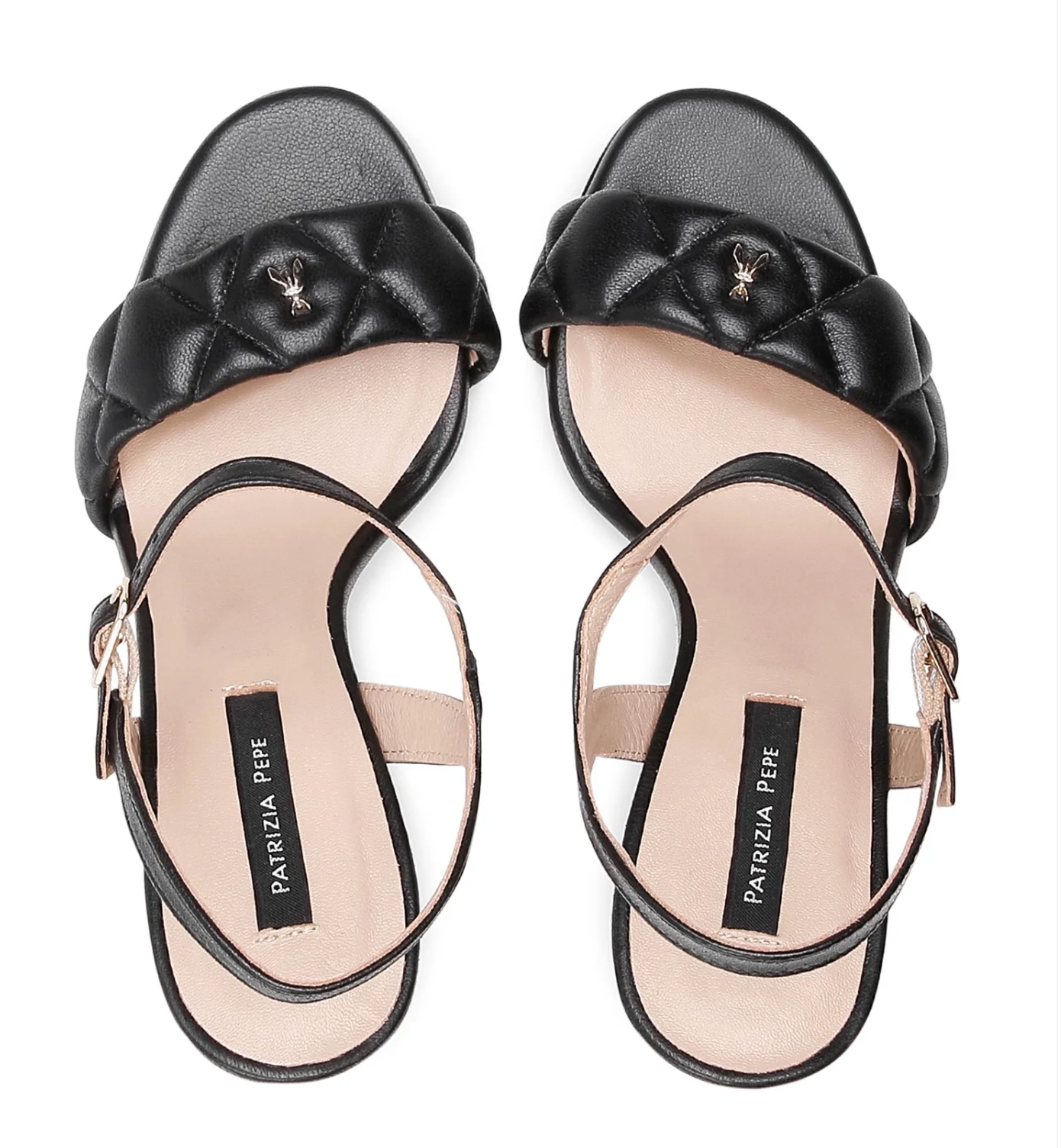 Black Leather Women Sandal