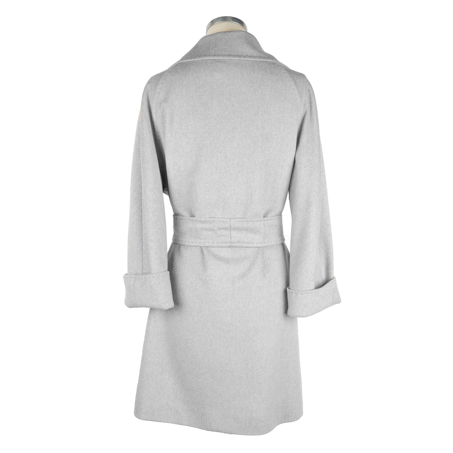 Gray Wool Women Coat