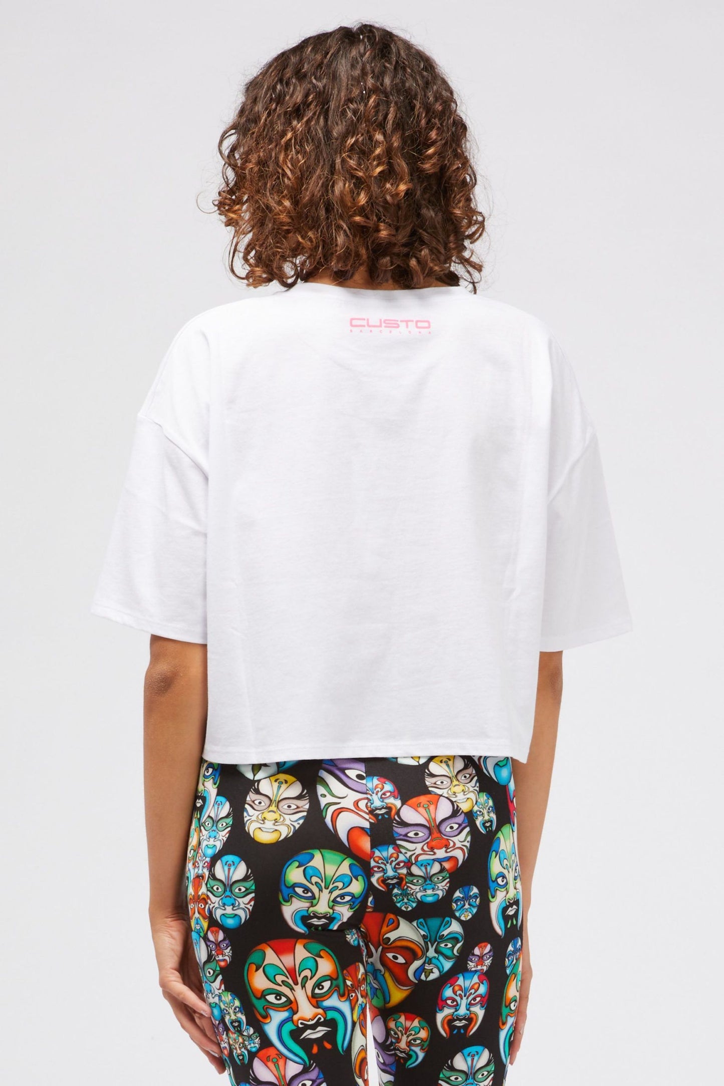 White Cotton Women T-Shirt