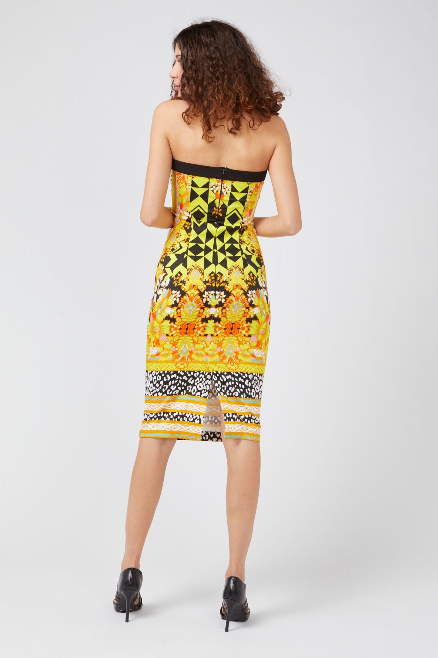 Yellow Cotton Women Dress