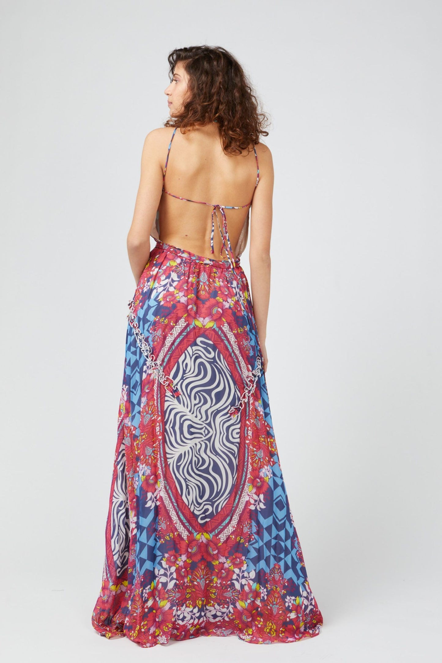 Fuchsia Viscose Women Dress