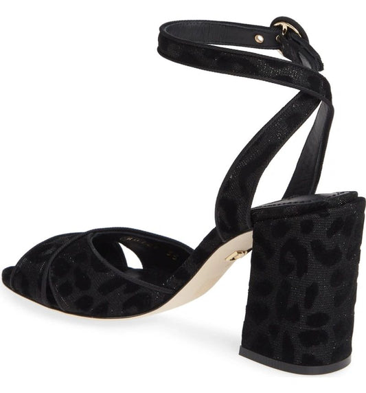 Black Synthetic Women Sandal