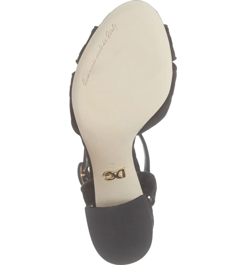 Black Synthetic Women Sandal