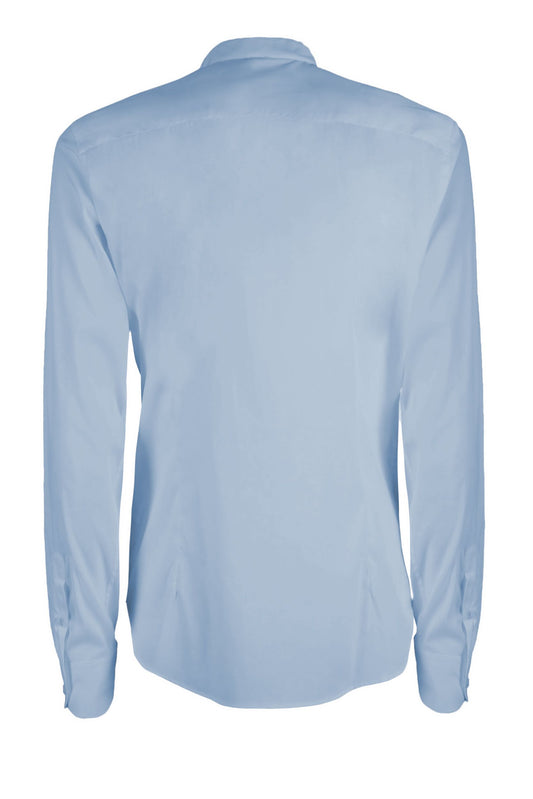Light Blue Cotton Men Shirt