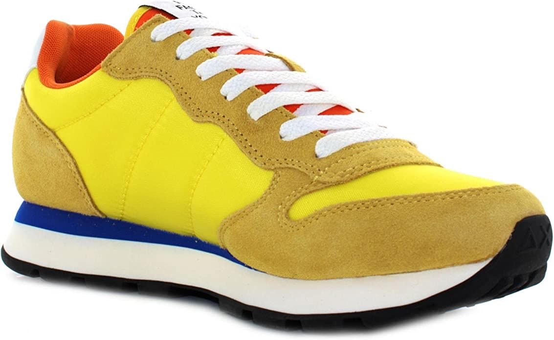 Yellow Leather Men Sneaker