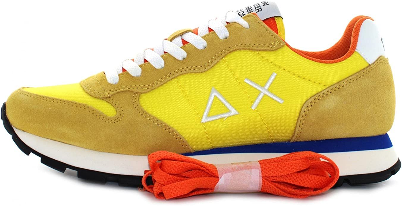 Yellow Leather Men Sneaker