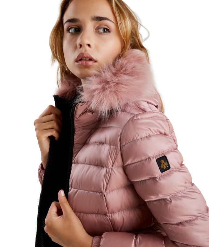 Pink Polyamide Women Jacket
