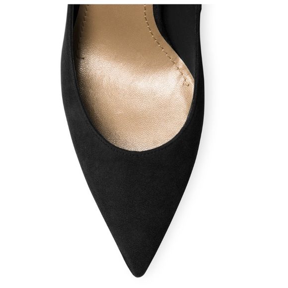 Black Leather Women Sandal