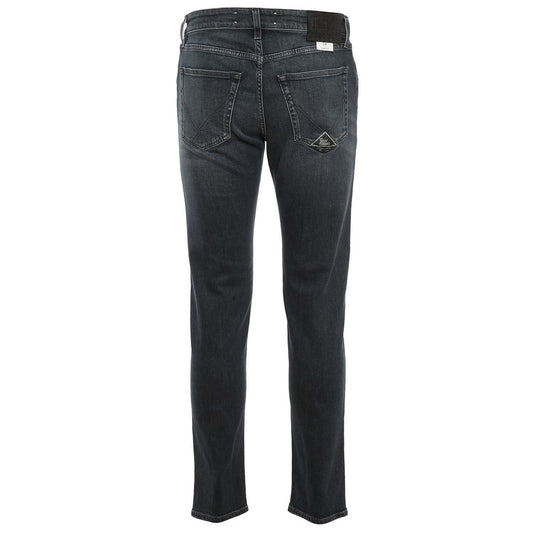 Black Cotton Men's Jeans