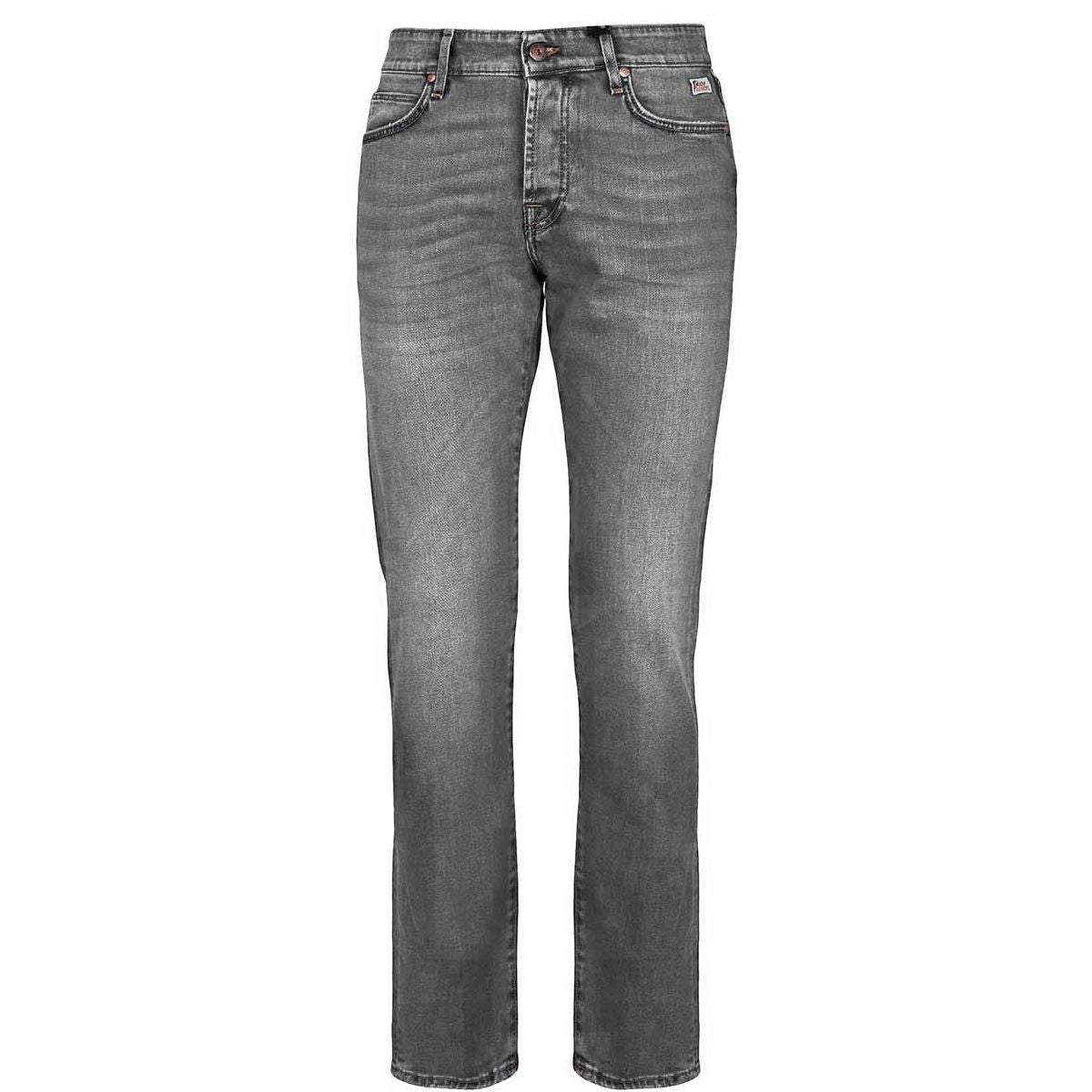 Gray Cotton Men Jeans