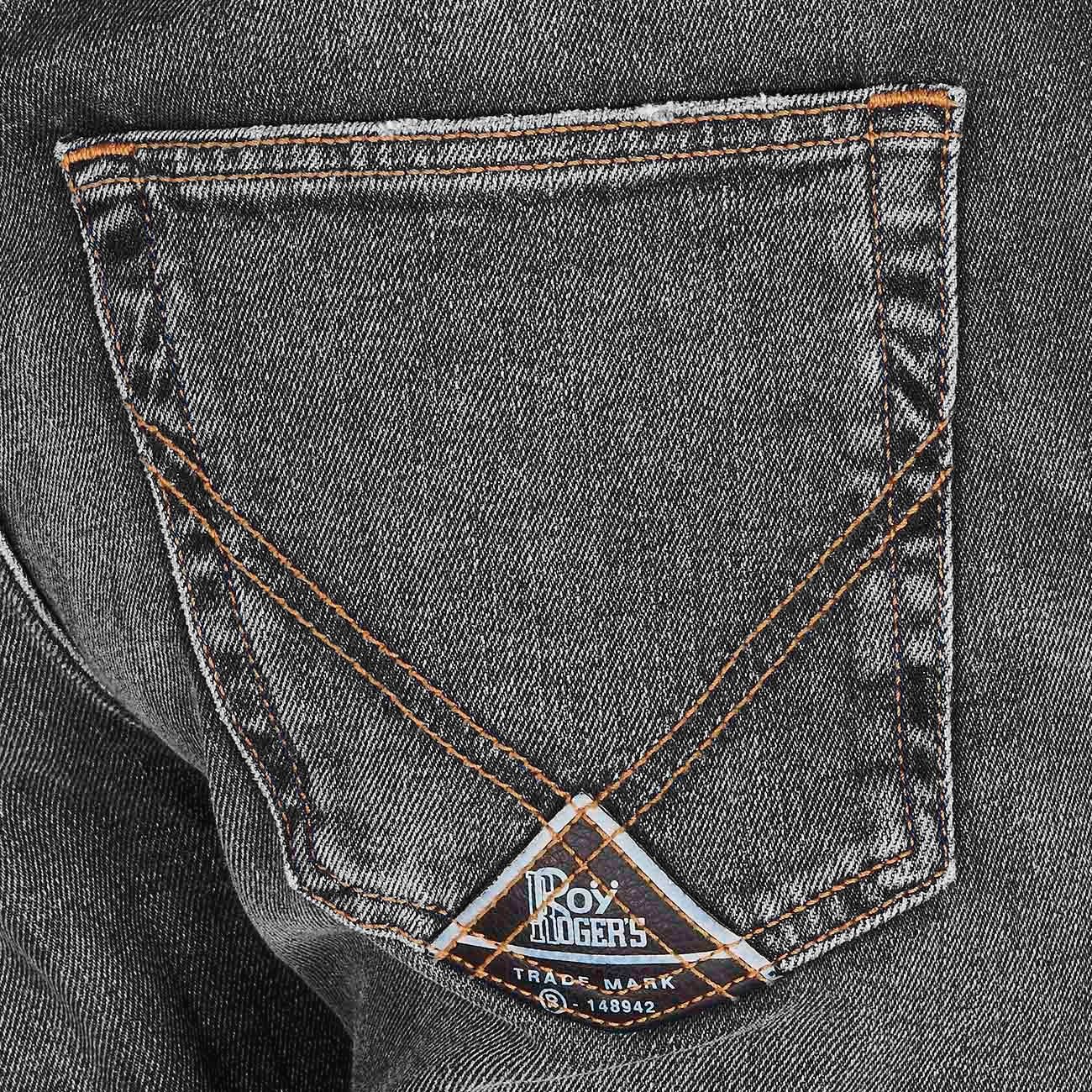 Gray Cotton Men Jeans