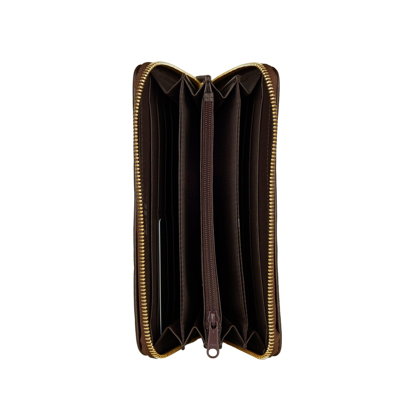 "Brown Calfskin Women Wallet"