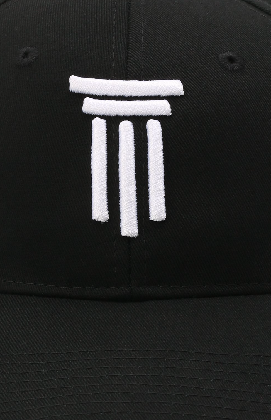 Black Cotton Men Hat