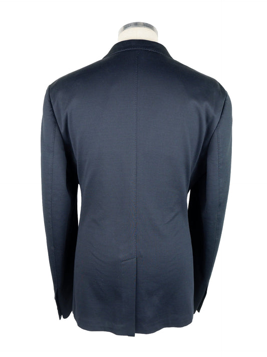 Gray Cotton Men's Blazer