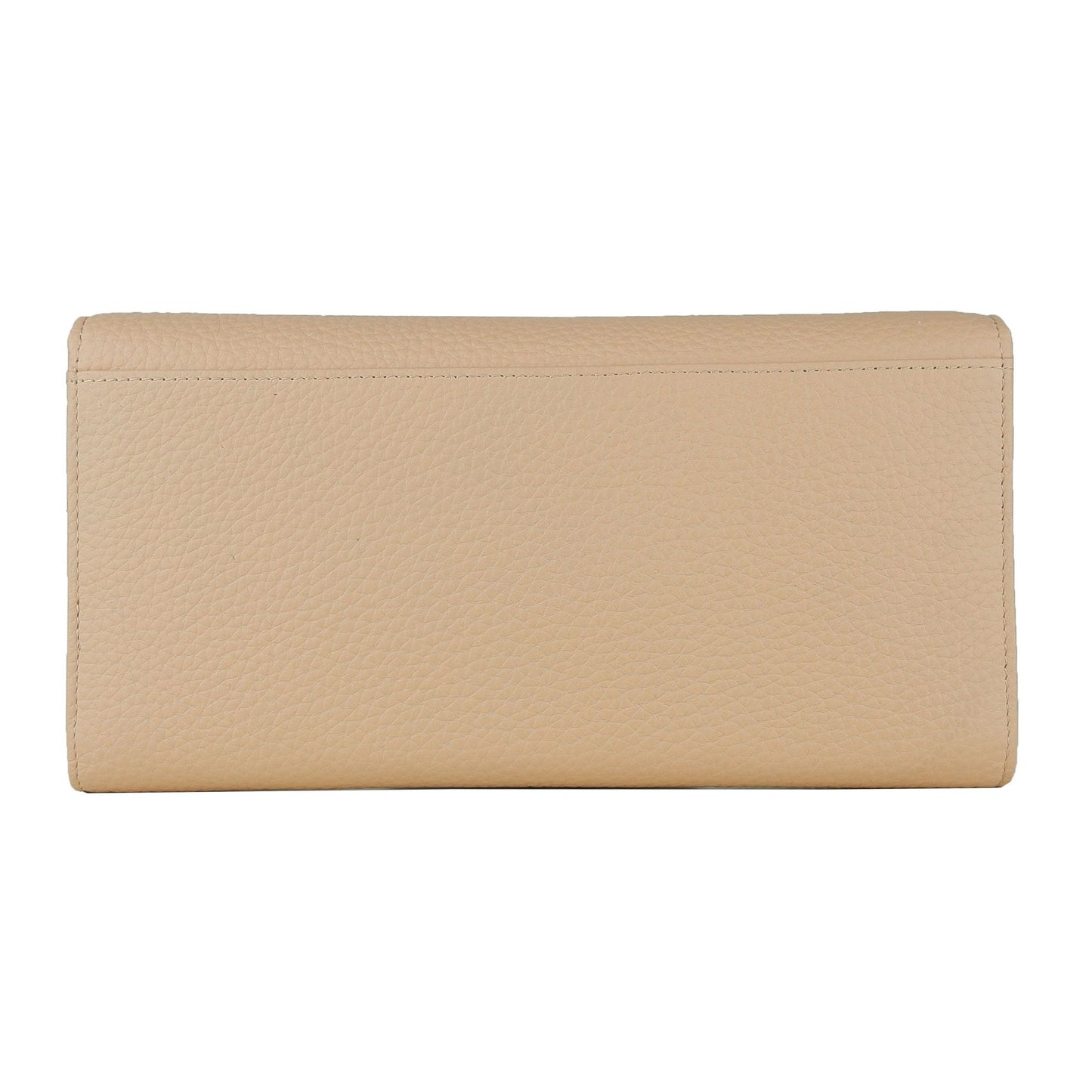 Beige Vitello Leather Women Crossbody Bag