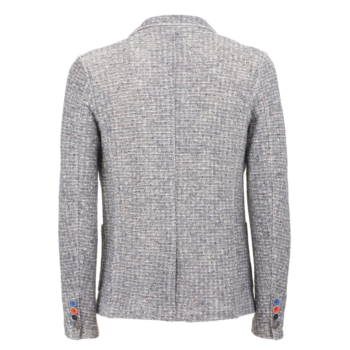 Blue Cotton Men Blazer