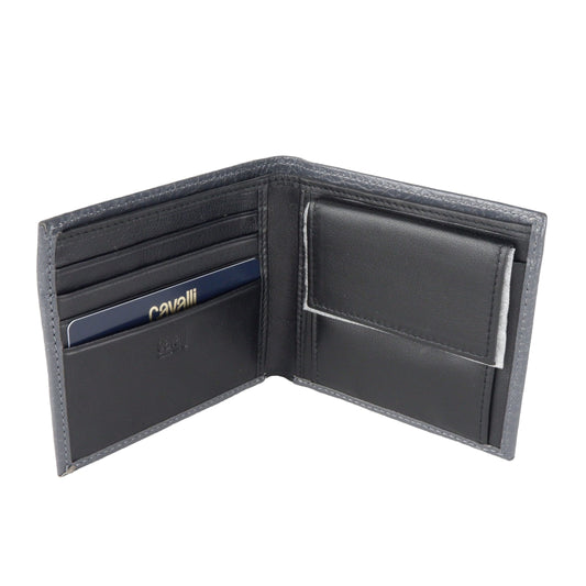 Chic Calfskin Men's Wallet with Coin Pocket