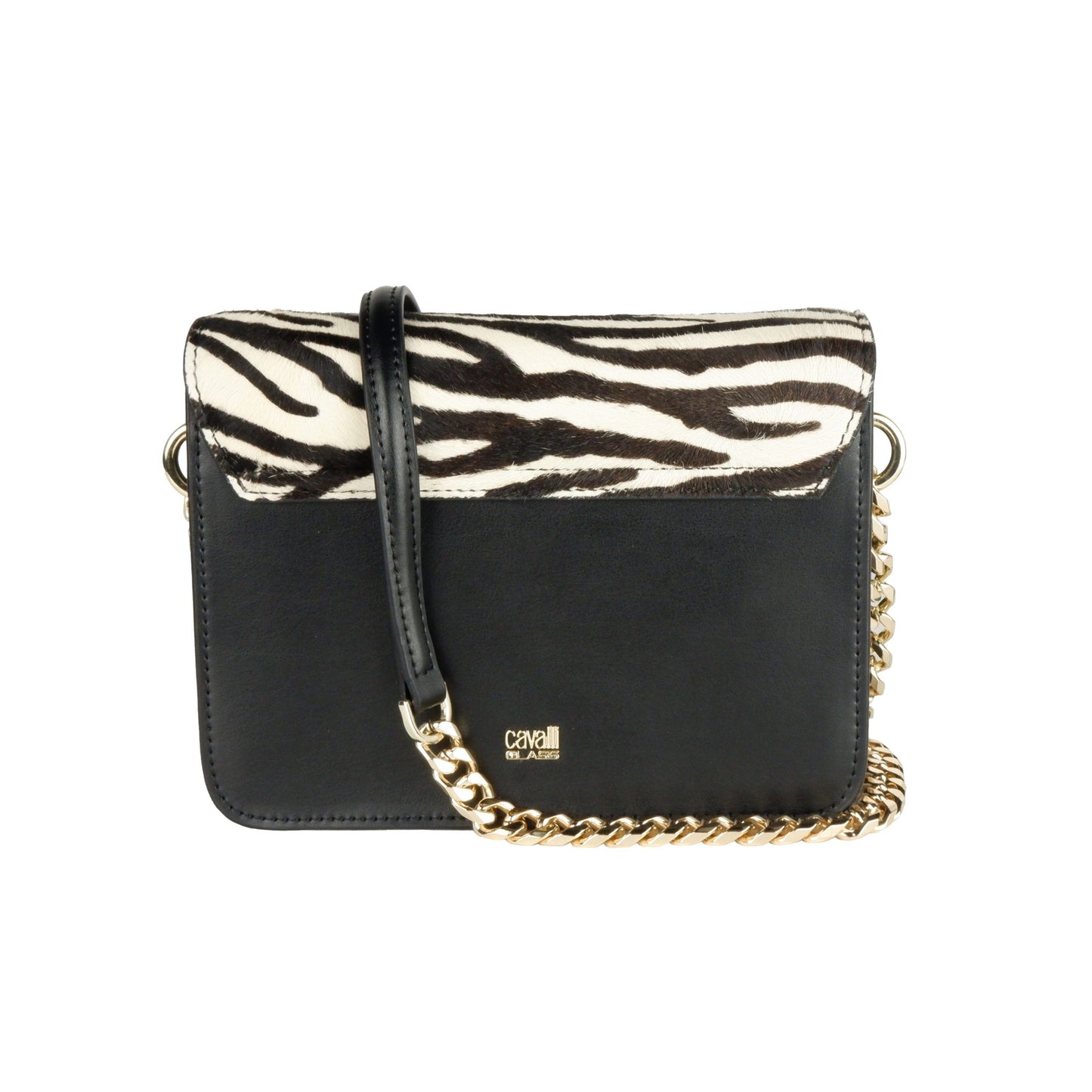 Black Calfskin Women Crossbody Bag