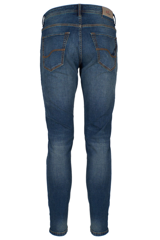 Sleek Slim Fit Denim in Vivid Blue