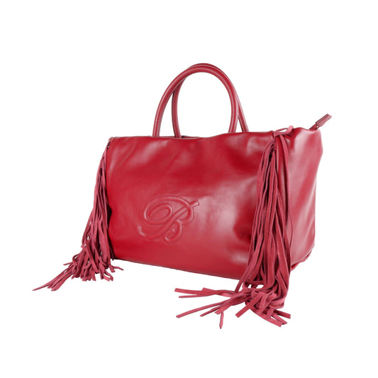 Elegant Josephine Handbag in Light Burguny