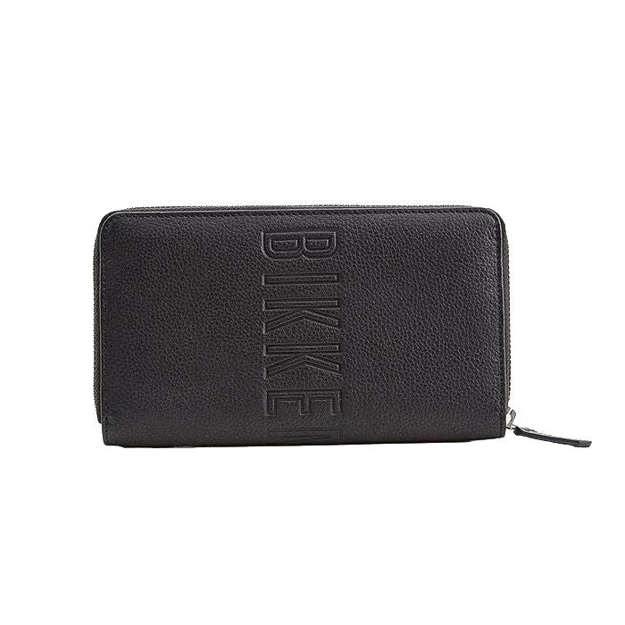 Black Calfskin Leather Men Wallet
