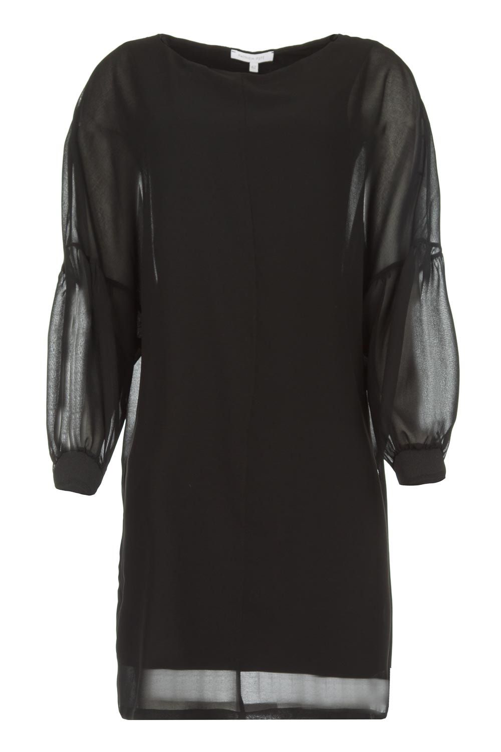 Black Polyester Women Dress