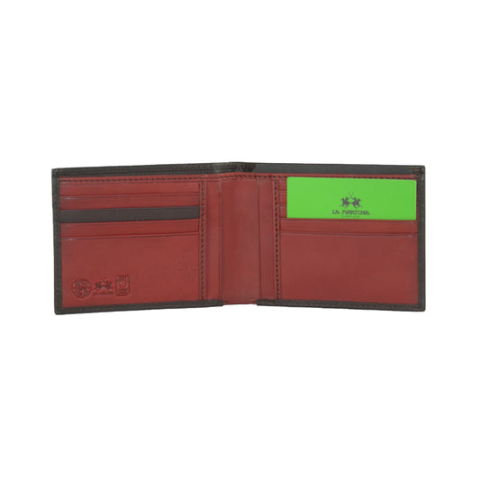 Brown Calfskin Men Wallet