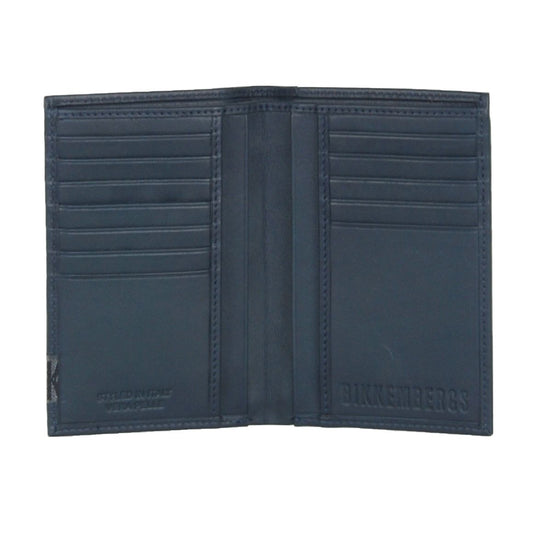 Blue Calf Leather Men Wallet