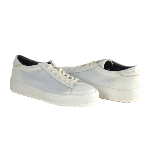 White Leather Men Sneaker