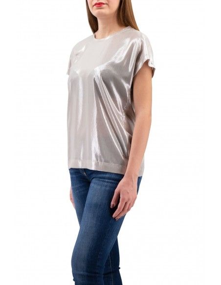 Gray Polyester Women Blouse